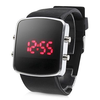 Relógio Esportivo LED com Bracelete de Silicone#  00194810